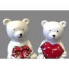Medvídek bílý glazovaný 2 druhy