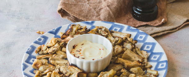 Pečené lilky s domácí omáčkou aioli