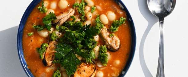 Fazolová polévka z restaurace El Bulli s petrželovou picadou