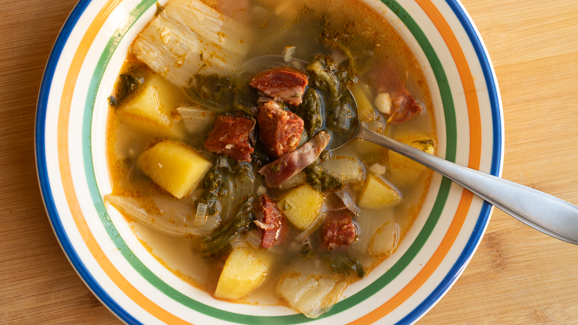 Galicijská polévka (Caldo Gallego)