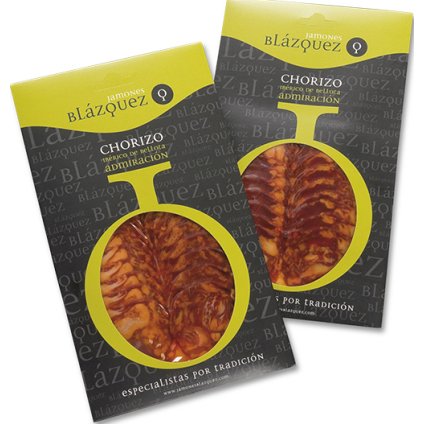 Chorizo ibérico plátky, Jamones Blázquez, 100g