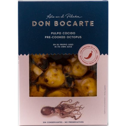 Chobotnice ve vlastní šťávě s paprikou z La Vera, Don Bocarte, 180g