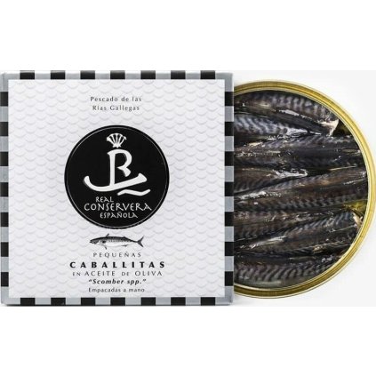 Malé makrely v olivovém oleji, Real Conservera Española, 150g