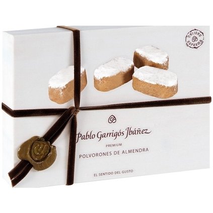 Polvorones Premium v dřevěné krabičce, Pablo Garrigós Ibanez, 200g