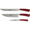 Berkel Elegance sada 3 červených kuchařských nožů