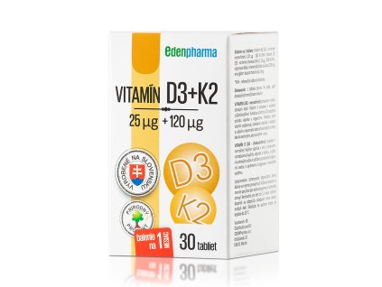 Vitamín D3+K2 30 tbl SK