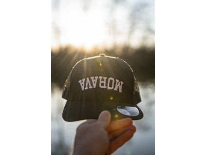 Kšiltovka trucker MORAVA Upside Down | černá