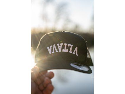 Kšiltovka trucker VLTAVA Upside Down | černá