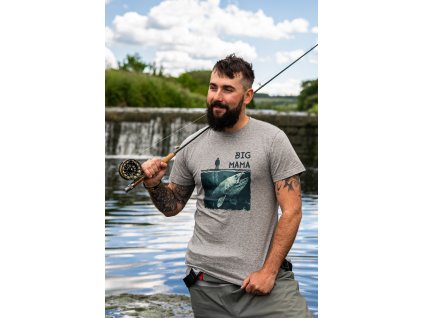 Tričko BIGMAMA Šedé (Unisex)