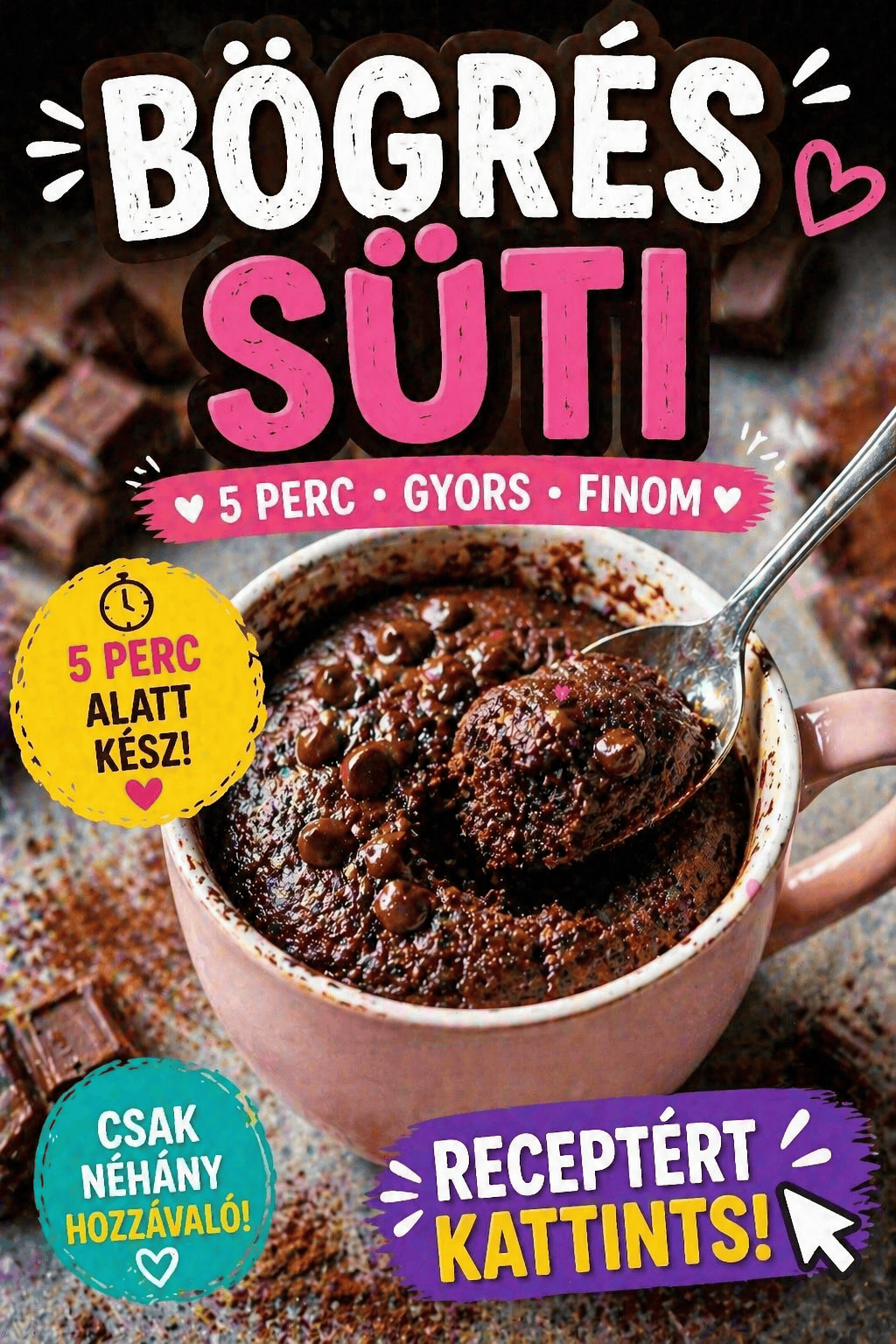 Bögrés süti recept – 5 perc alatt!