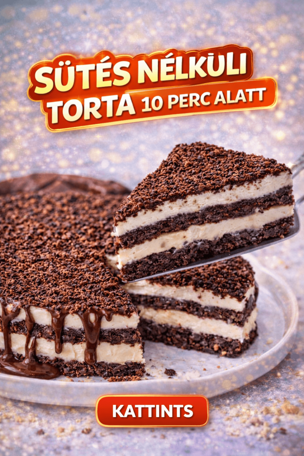 Sütés nélküli torta - 10 perc alatt