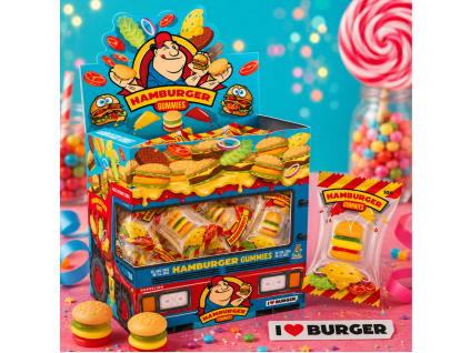 mini hamburger gumicukor