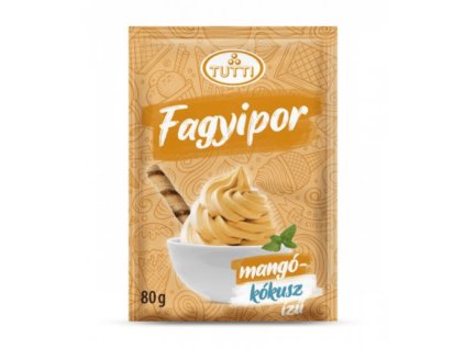 Tutti mangó kókusz ízű fagyipor 80g