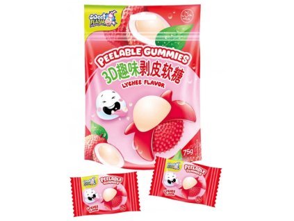 Sweet Flash Hámozható Gumicukor Licsi 75g