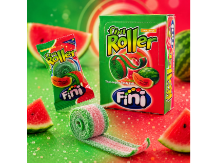 Fini roller dinnye ízű gumicukor