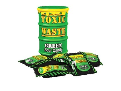 Toxic waste green candy