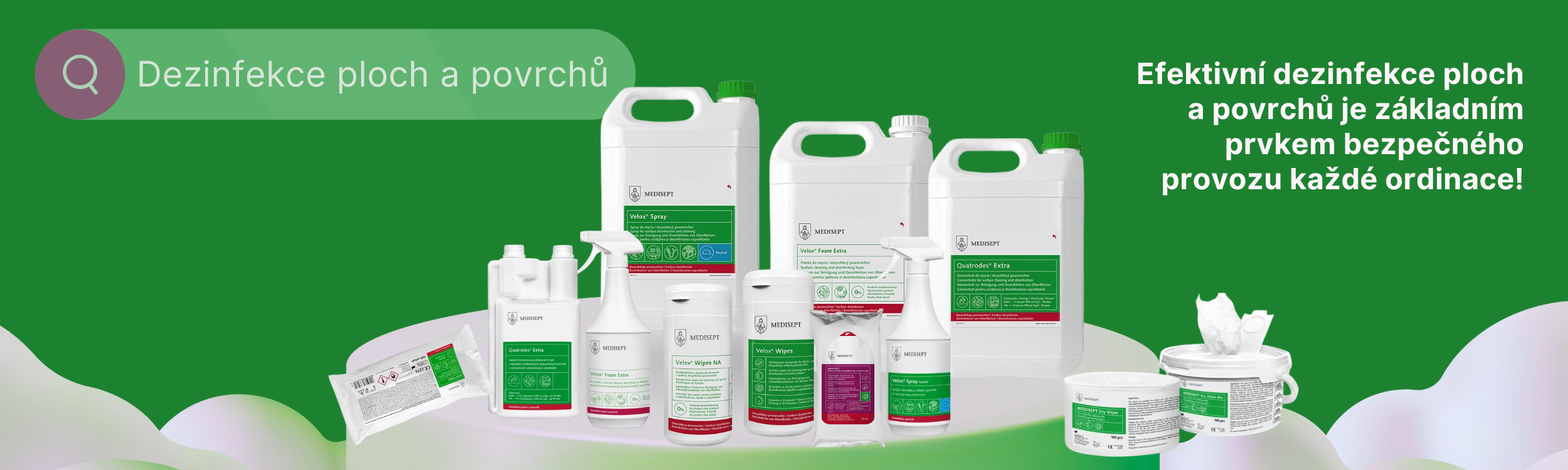 Dezinfekce ploch a povrchů