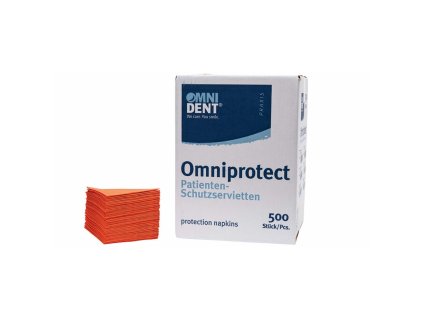 2283 omniprotect ochranne rousky pacienta 3 vrstve 500ks oranzove