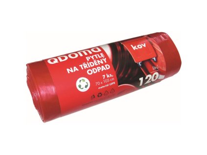 40938 q pytle na trideny odpad kov ld 60l cervene