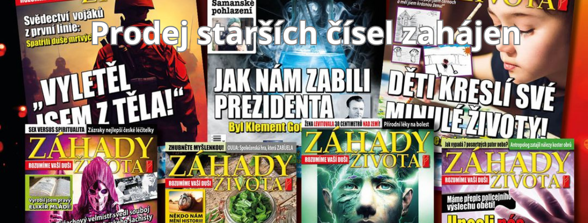 Prodej starších čísel časopisu Záhady života