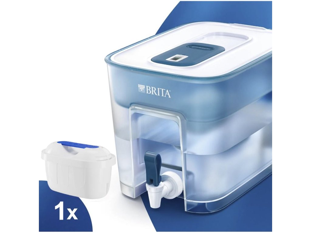 Brita Flow modrá zásobník vody + 1 ks filtru FilterLogic FL-402H