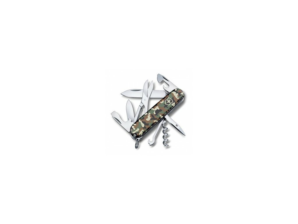 Victorinox 1.3703.94B1 Climber camouflage multifunkčný nôž 91 mm, maskáčová, 14 funkcií, blister