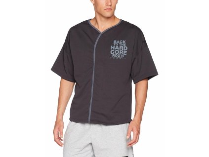 305 Nebbia Čierne pánske tričko HARDCORE Shirt 305 Black, veľkosť M