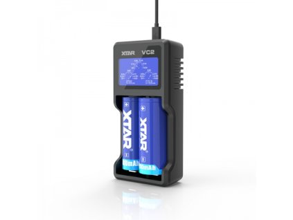 Nabíjačka akumulátorov 2 x Li-ion 3.6V/3.7V LCD XTAR VC2