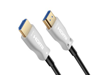 PremiumCord optický fiber High Speed ??with Ether. 4K@60Hz kábel 20m, M/M, pozlátené konektory
