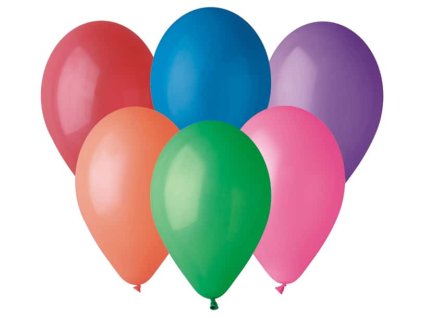 balon pastelovy mix farieb 30cm 100ks
