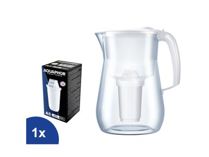 Aquaphor Provence bílá filtrační konvice + 1 ks filtru Aquaphor A5