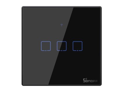 Inteligentný prepínač WiFi + RF 433 Sonoff T3 EU TX (3-kanálový)