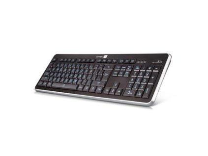 CONNECT IT LED bíle podsvícená klávesnice s VELKÝM fontem, USB