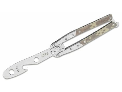 CJRB J1908-CG Kinetic-flip multifunkčný nôž 9,9 cm, Stonewash, kamufláž, oceľ + G10