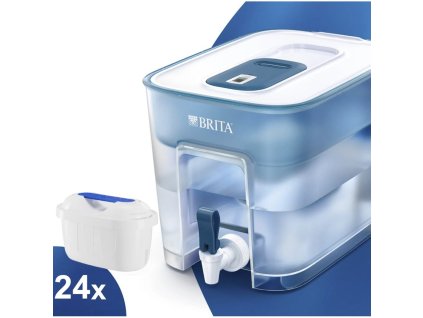 Brita Flow modrá zásobník vody + 24 ks filtru Filter Logic FL-402H