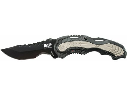 Smith and Wesson SWMP6BS M&P M.A.G.I.C. vreckový nôž s asistenciou 8,6 cm, čierna, šedá, hliník, gum