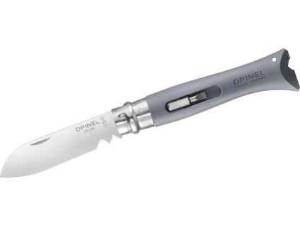 OPINEL 001792 VRI N°09 DIY Grey vreckový multifunkčný nôž 8 cm, šedá, polymér
