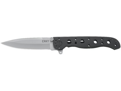 CRKT M16-01S Spear Point vreckový nôž 8 cm, čierna, nehrdzavejúca oceľ