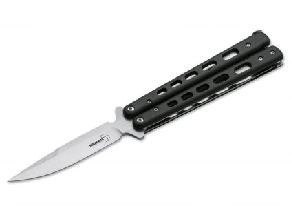 Böker Plus 06EX012 BALI SONG G-10 LARGE motýlikový nôž 10,2cm, čierna, G10