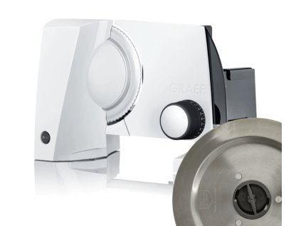 GRAEF S10021 Elektrický krájač SKS100 biela farba TWIN, 2 kotúče