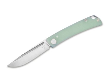 Böker Plus 01BO179 Celos Jade vreckový nôž 6,7 cm, bledozelená, G10