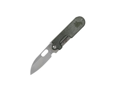 Fox Knives BF-719 MI Bean Gen2 Green vreckový nôž 5 cm, zelená, Micarta, oceľ