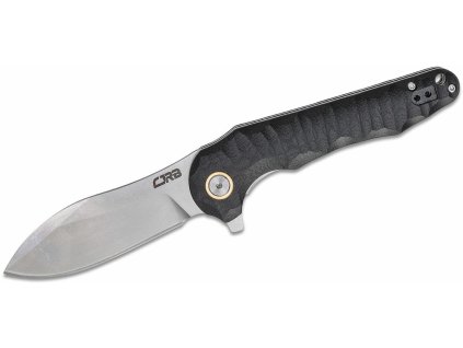 CJRB J1910-BKC Mangrove vreckový nôž 8,7 cm, Stonewash, čierna, G10