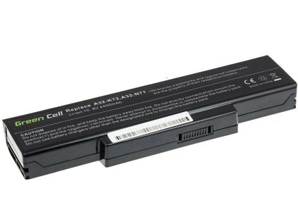 AS06 Green Cell Battery for Asus A32-K72 K72 K73 N71 N73 / 11,1V 4400mAh