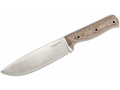 Condor CTK2814-6.5HC LOW DRAG outdoorový nôž 16,7 cm, Satin, hnedá, Micarta, kožené puzdro