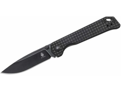 Kizer Ki3458RA3 Begleiter Mini Titanium vreckový nôž 7,4 cm, celočierna, titán