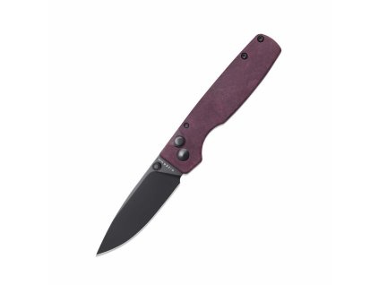 Kizer V3605C3 Original Red Richlite vreckový nôž 7,6 cm, čierna, červená, Richlite (kompozit)