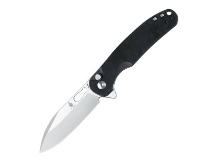 Kizer V3606C2 HIC-CUP vreckový nôž 8 cm, čierna, Richlite (kompozit)