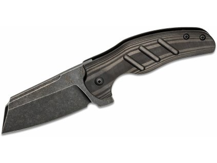 Kizer Ki4488A3 C01C Carbon Fiber vreckový nôž 8,4 cm, celočierny, Stonewash, uhlíkové vlákno