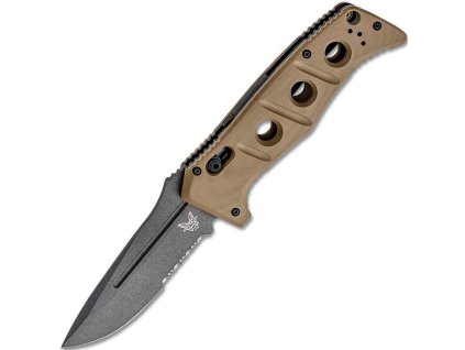 Benchmade 2750SGY-3 Sibert automatický taktický nôž 9,6 cm, šedá, hnedá, G10, nylonov puzdro